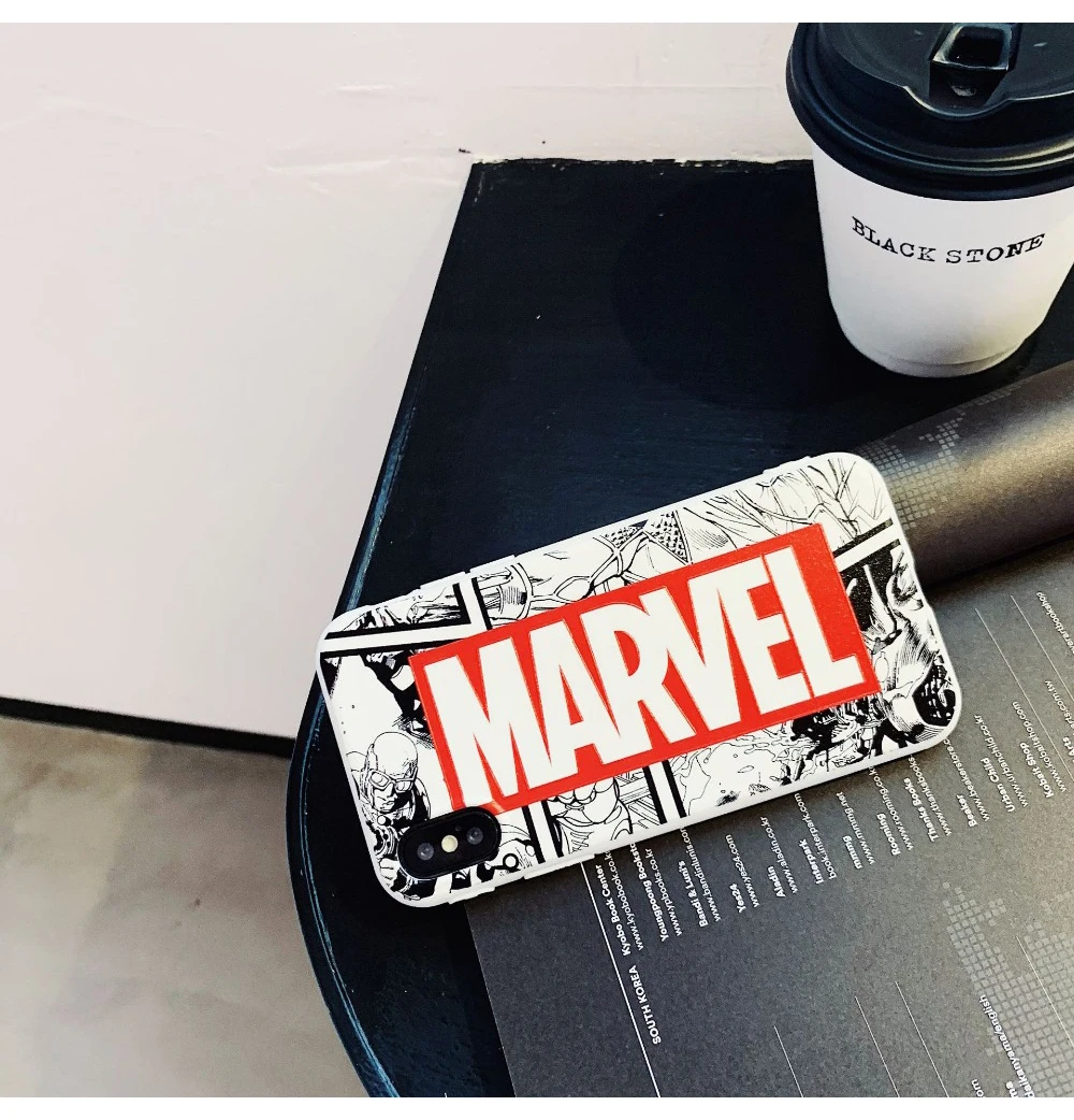 Для iPhone 11 Pro 7 8 6s Marvel hero Мстители чехол для телефона для iPhone 11 Pro Max X XS 6 6s 7 8 Plus Мягкий силиконовый чехол