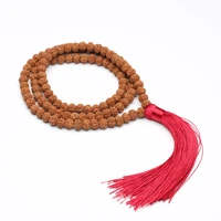 natural himalayan rosary vajra bodhi 8mm 9mm 108 bead string necklace spirit gift