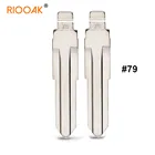 Универсальные пульты дистанционного управления 10 шт.лот откидной тип #79 лезвие ключа для пульта дистанционного управления KD NO.79 необработанное лезвие для нового XMZ WuLing Hongguang