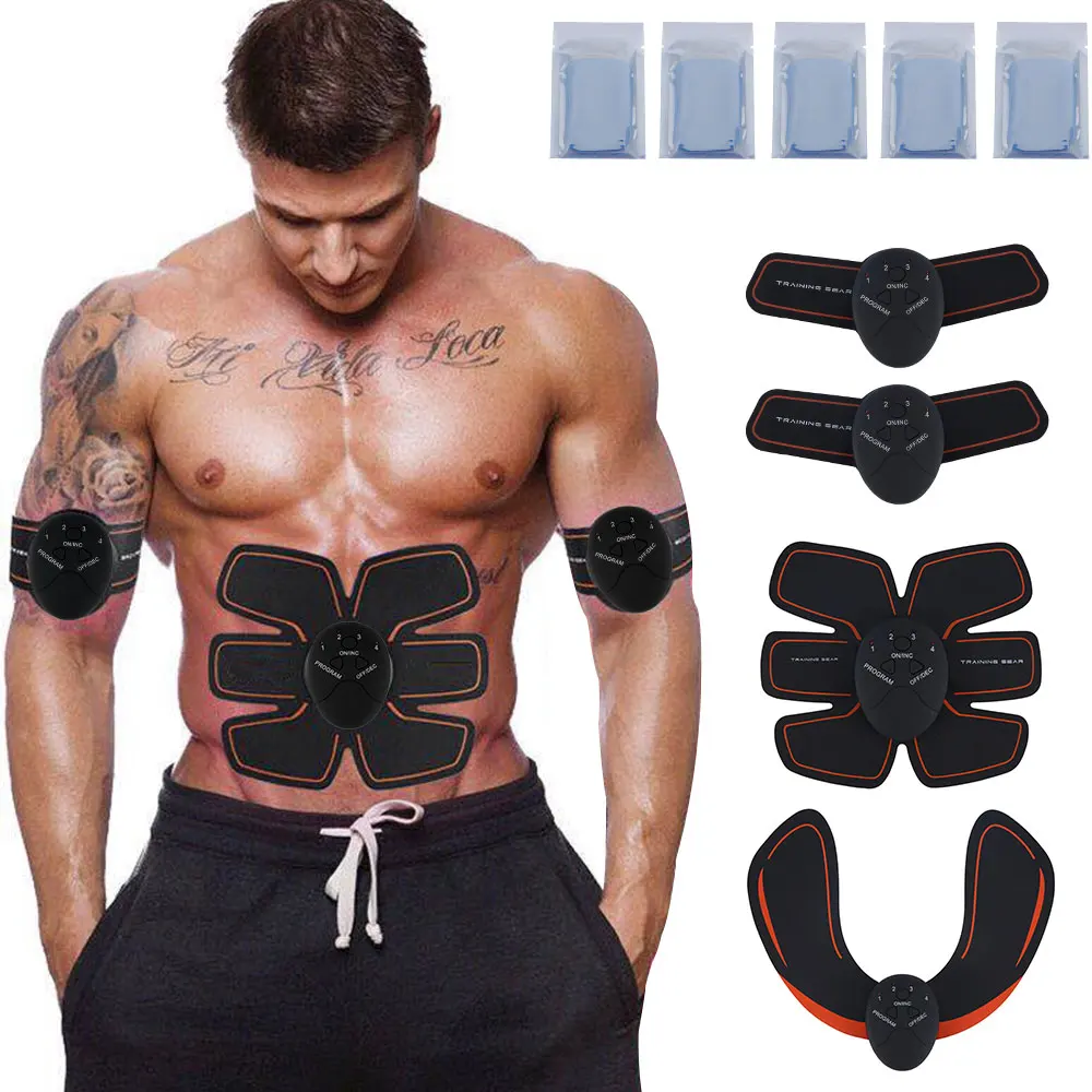 Стимулятор мышц живота тренажер EMS оборудование для фитнеса тренировки