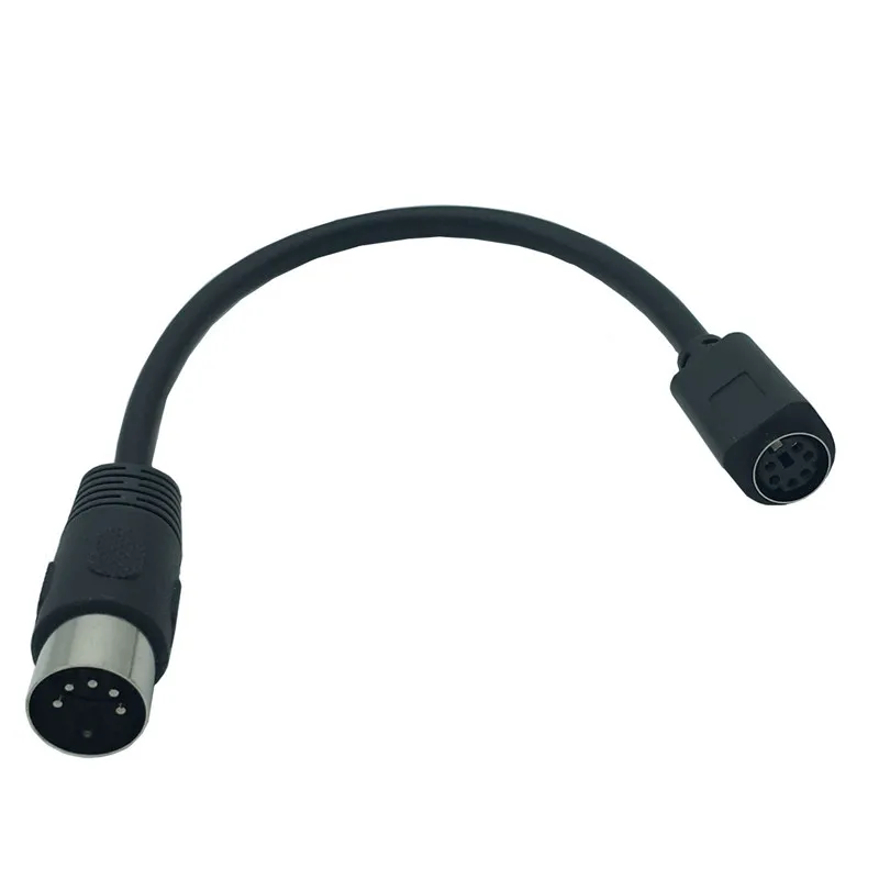 PS2 MD 6pin Женский к DIN 5pin Мужской кабель 0 15 м | Электроника