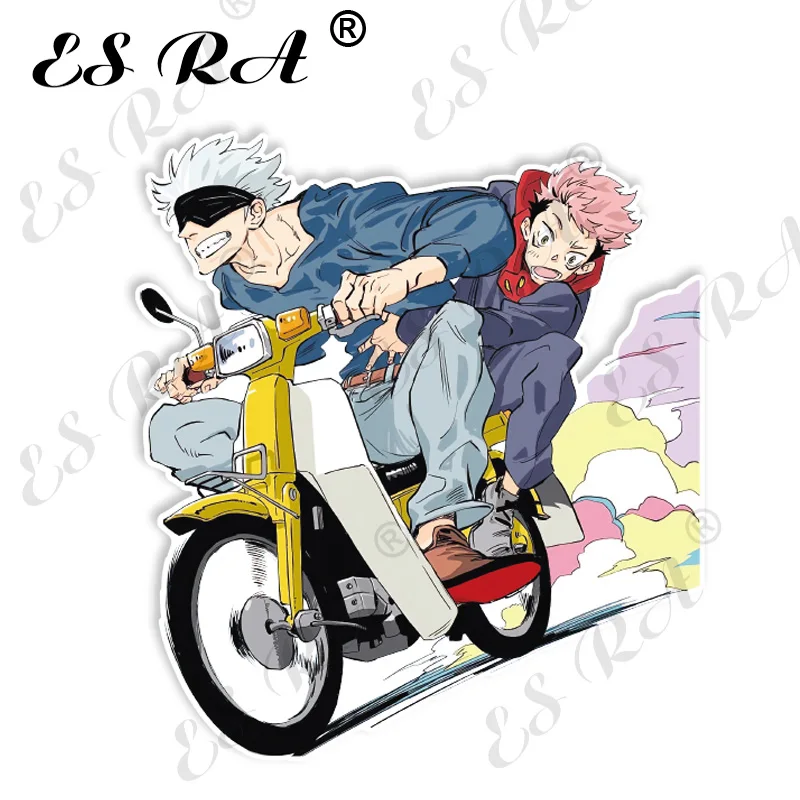 

1 Piece Sticker Jujutsu Kaisen Anime Laptop Pegatinas Big Size Decals for Luggage Motor Fridge Skateboard Decorate