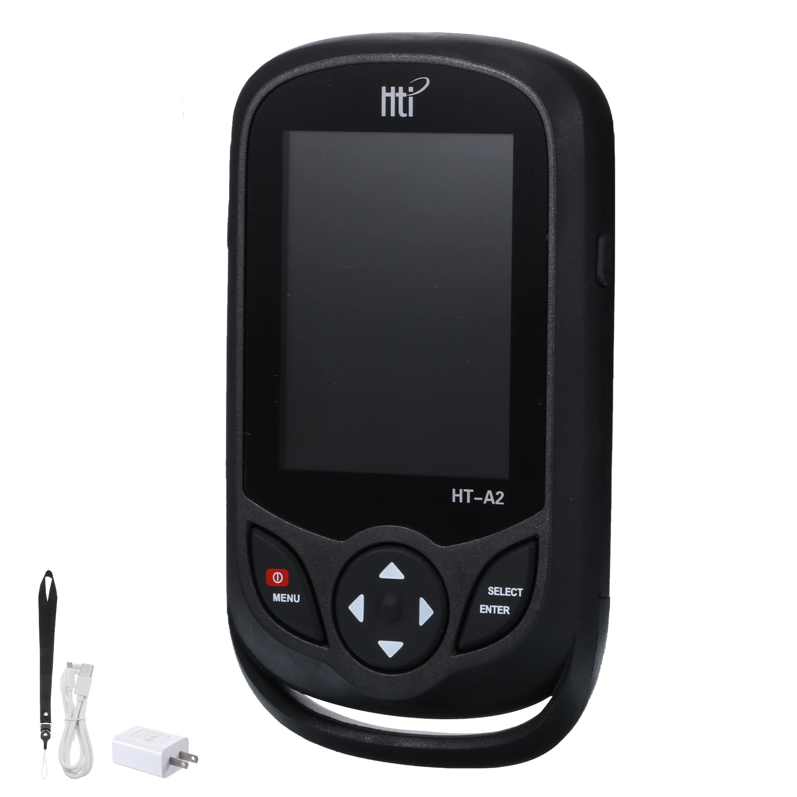 

Устройство для измерения температуры с инфракрасным изображением, 1800 мАч, черная тепловизионная камера с высоким разрешением и TFT-экраном