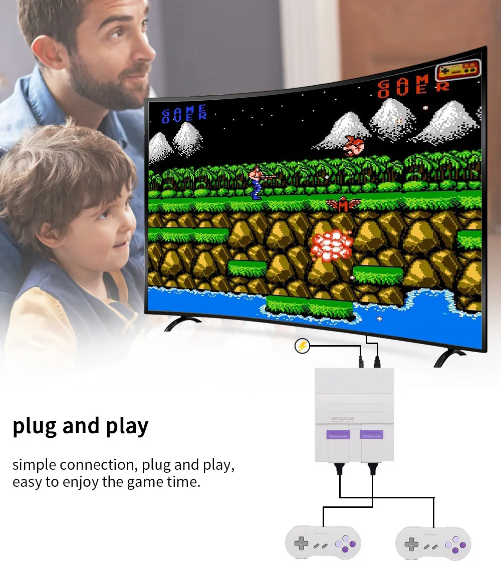 Мини игровая приставка ретро Игровая 821 встроенных игр ТВ видеоигры выход HDMI 8
