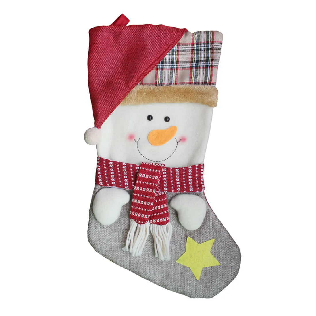 

Рождественские чулки с Санта Клаусом Подарочный детский мешок для конфет Рождественский Декор для дома украшения для рождественской елки ...