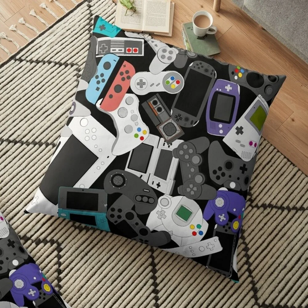 Video Game Cushion Cover Playstation Gamer Controller All Throw Pillow Case Home Decor Gamepad Pillowcase Gift Dropshipping | Дом и сад