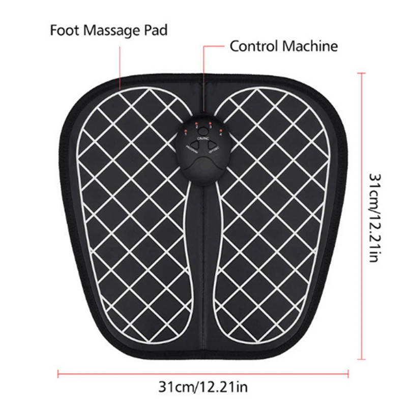 

Electric EMS Foot Massager Pad Thigh Fat Burner Thigh Shaper Pad Foot Massage Mat Relieve Ache Pain Health Care