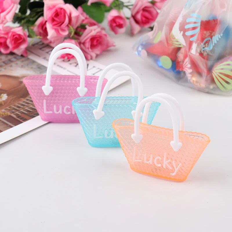 

Hot sale 3 Pcs/lot Fashion Princess Doll Handbag Bag Dolls Accessories Children Simulation Mini toys