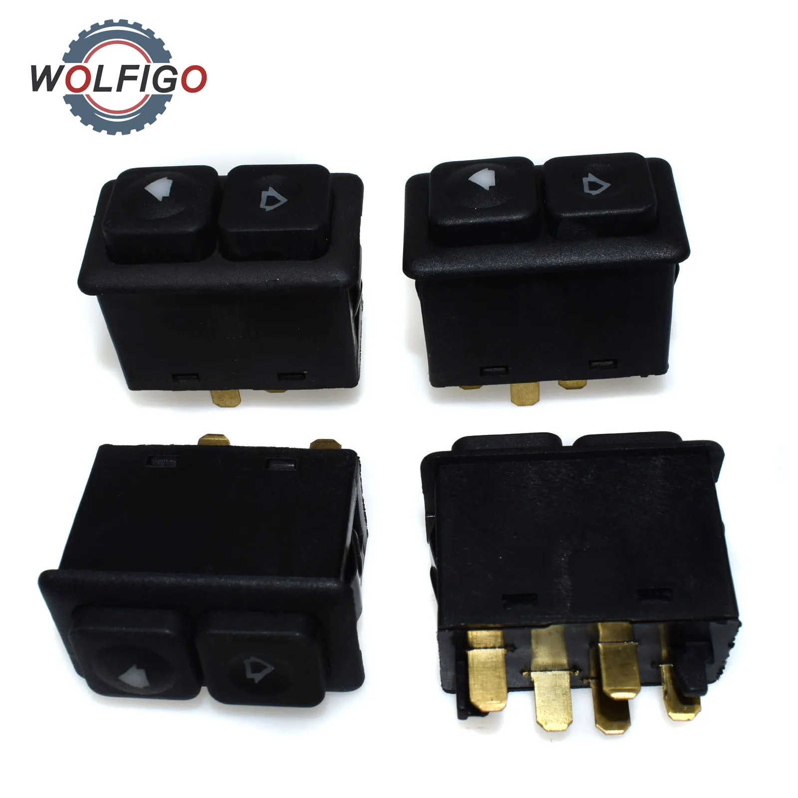 WOLFIGO новинка 4 шт. переключатель электростеклоподъемника 5 контактов для BMW E30 3