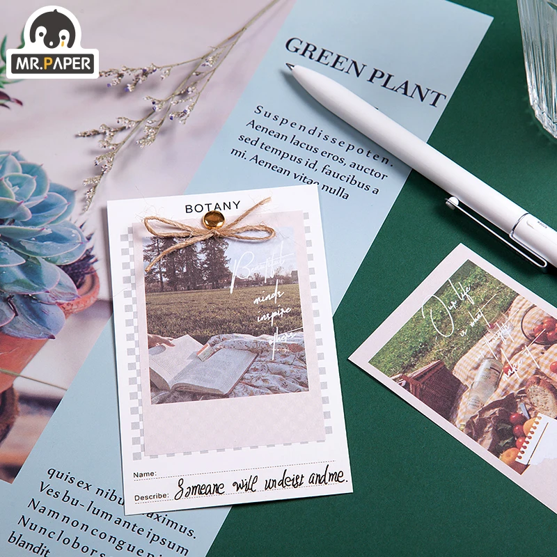 Mr.Paper Sunflower Botany Memory Series блокноты для записей в виде листьев дневник записная