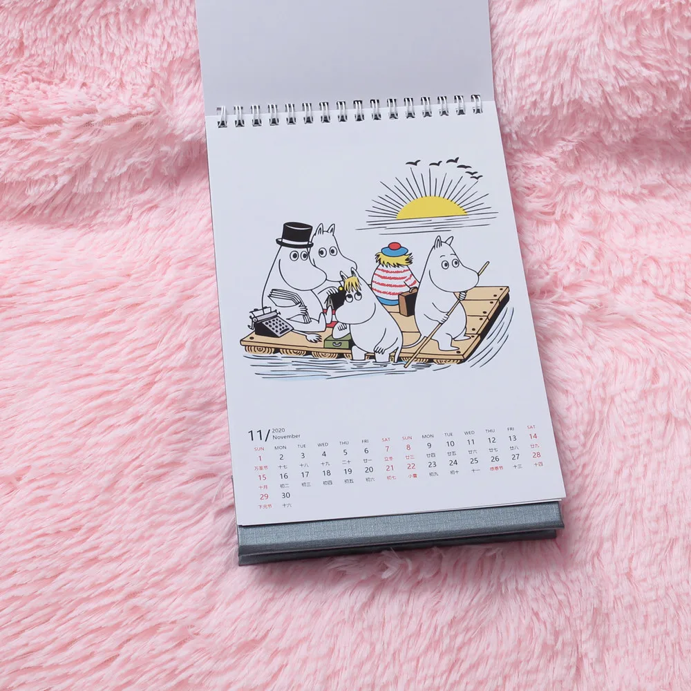 Moomin MUUMI care мультфильм коллекция игральная карта водонепроницаемая бумажная карта с мультипликационным рисунком милый календарь из печати покер Бегемот