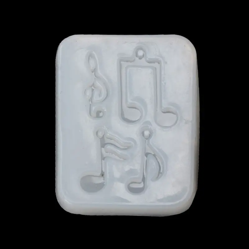 

Musical Note Pendant Silicone Mold Resin Jewelry Fondant Cake DIY Mould Tools