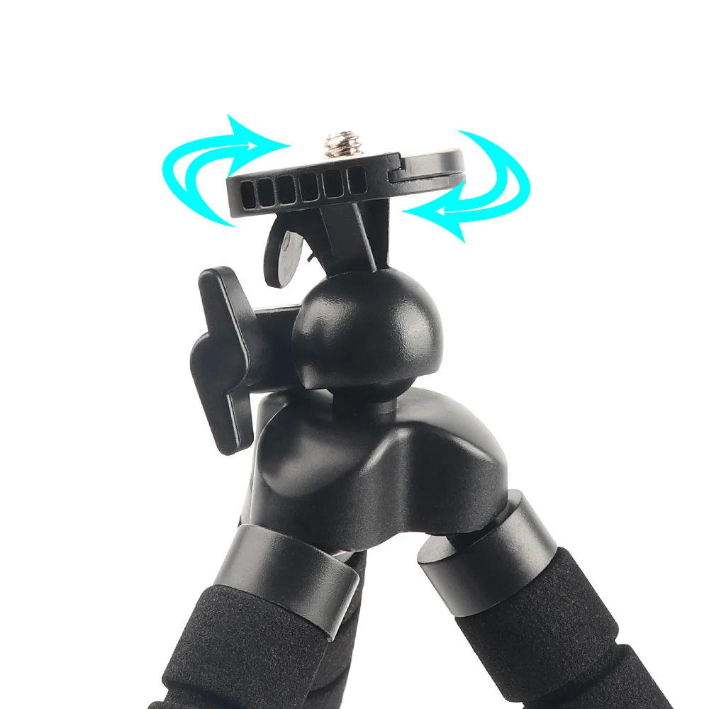 RP Мини Гибкий губчатый штатив Осьминог для iPhone Xiaomi huawei смартфон Штатив для Gopro камера аксессуар с зажимом для телефона