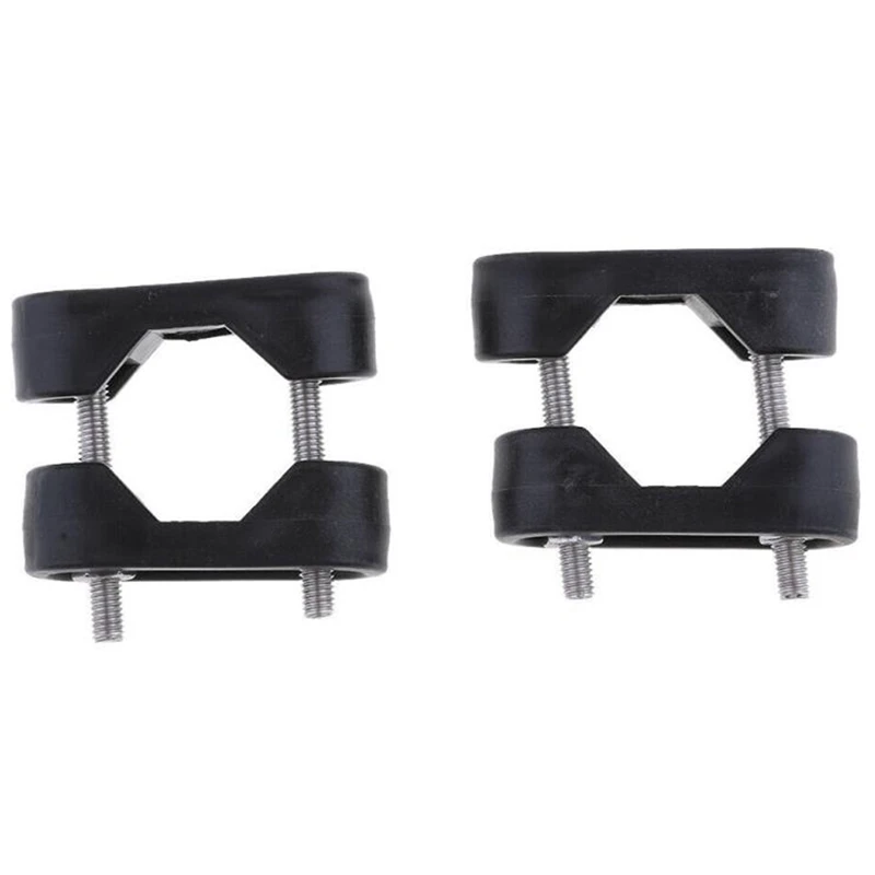 

2Pcs Nylon Marine Boat Nylon Rail Mount Bracket Fits for 7/8' to 1' Tube Kayak Canoe Boat Dinghy Yacht Accessories