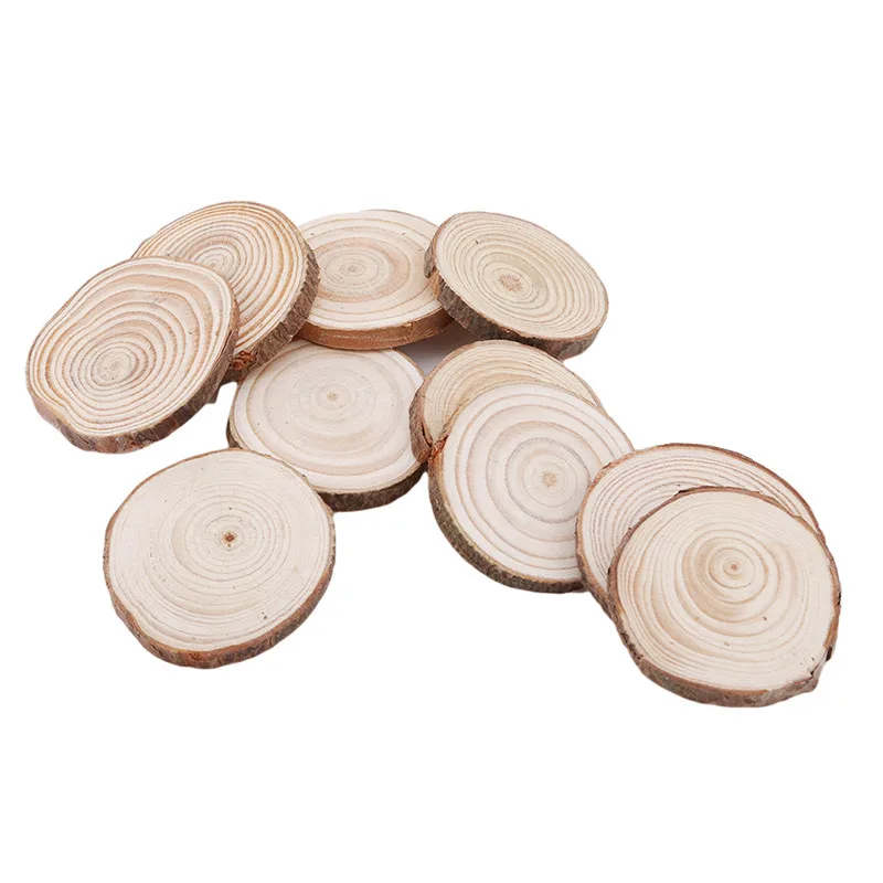 Новые деревянные ломтики круглые диски сделай сам Свадебные центральные части