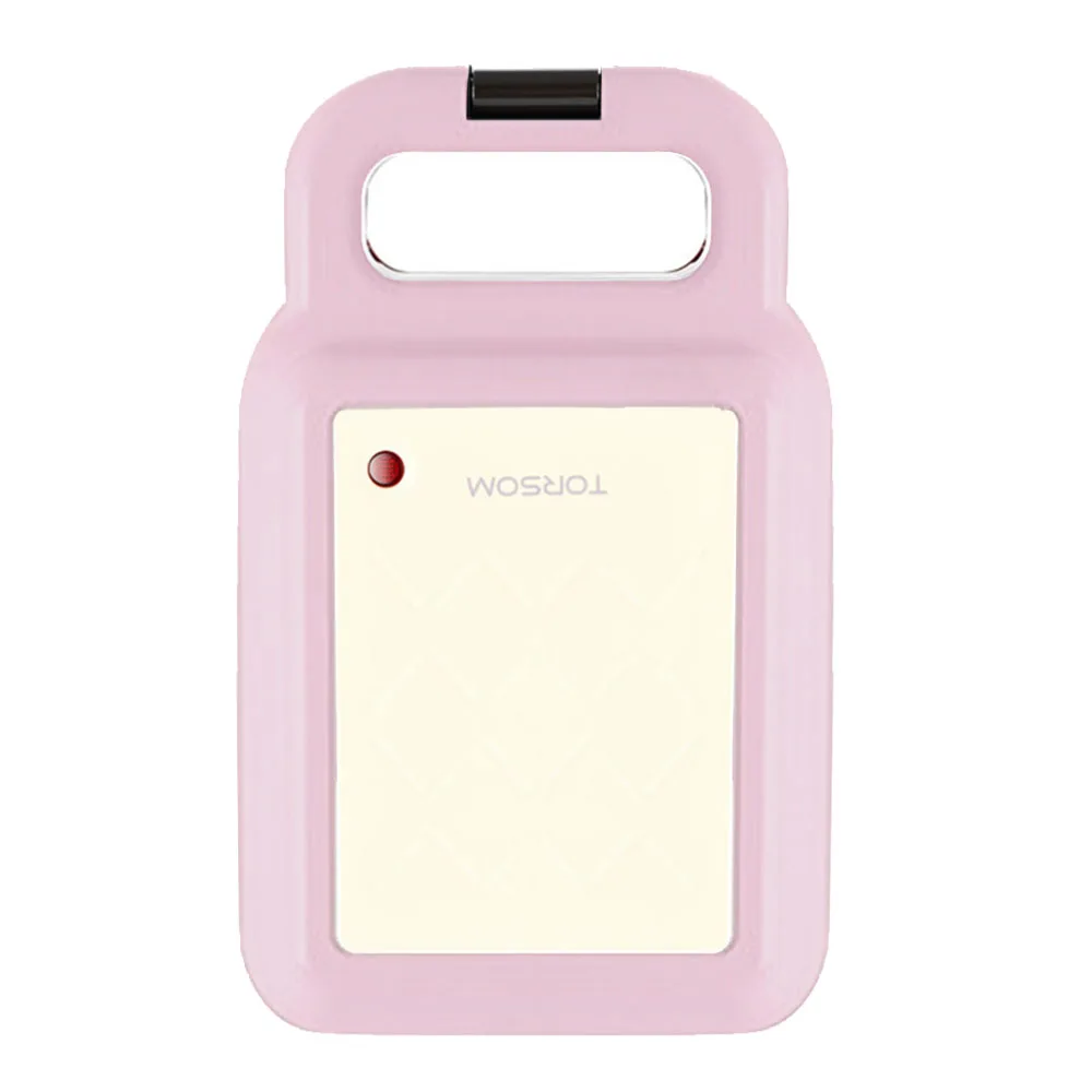 Pink 220V электрическая машина для производства сэндвич может изменить вафельный противень дома Многофункциональный антипригарное покрытие машина для завтрака сосисочница - Цвет: Pink