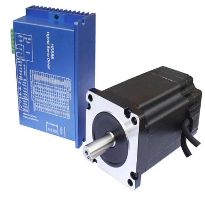 86 высокая скорость полный замкнутый цикл 86HSE8N-BC38 замкнутый цикл шаговый двигатель + HSS86 мотор приводов набор замкнутый цикл шаговый ряд