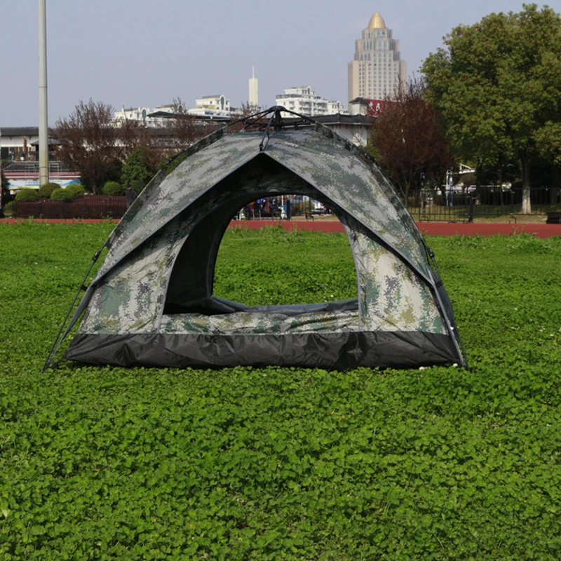 Туристическая автоматическая палатка Цифровой Камуфляжный тент на четыре