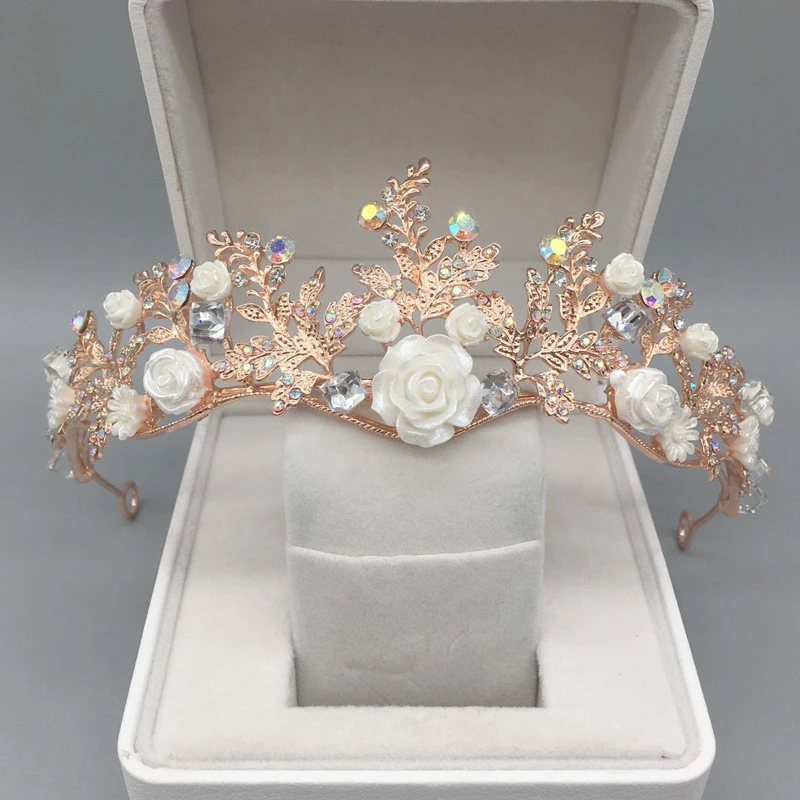 

Super Fairy Crown Beautiful Headbands Bride Headdress Wedding Tiaras Hair Accessories for Women Prom Birthday Costume Party
