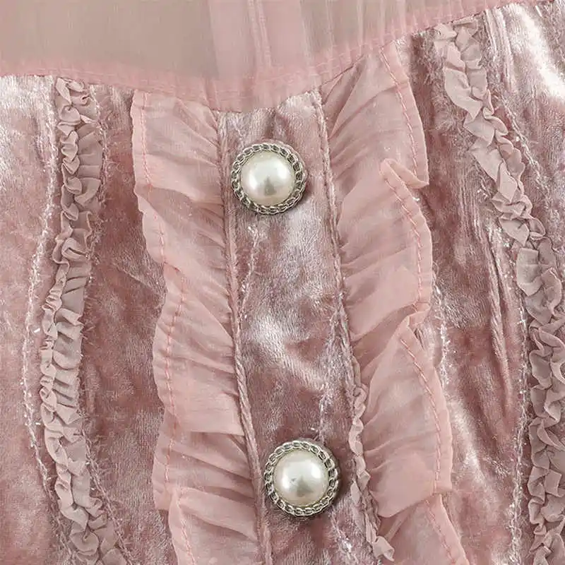 SINGRAIN женское велюровое платье модное с длинным рукавом бусинами вечерние