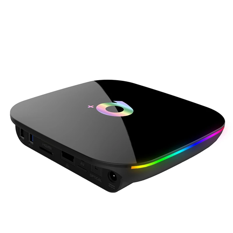 Android 9,0 tv Box Q Plus 4G 32G Allwinner H6 IP tv box Французский Немецкий Italia nederland Португалия Испания Европа ip tv Box