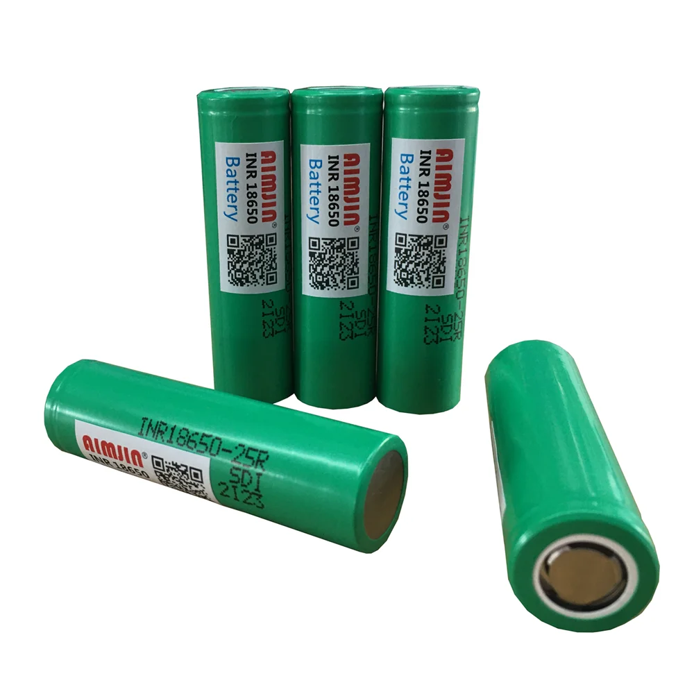 18650 3 7 V 2500 MAH перезаряжаемая батарея INR 25R 20A использует электронные сигареты всех