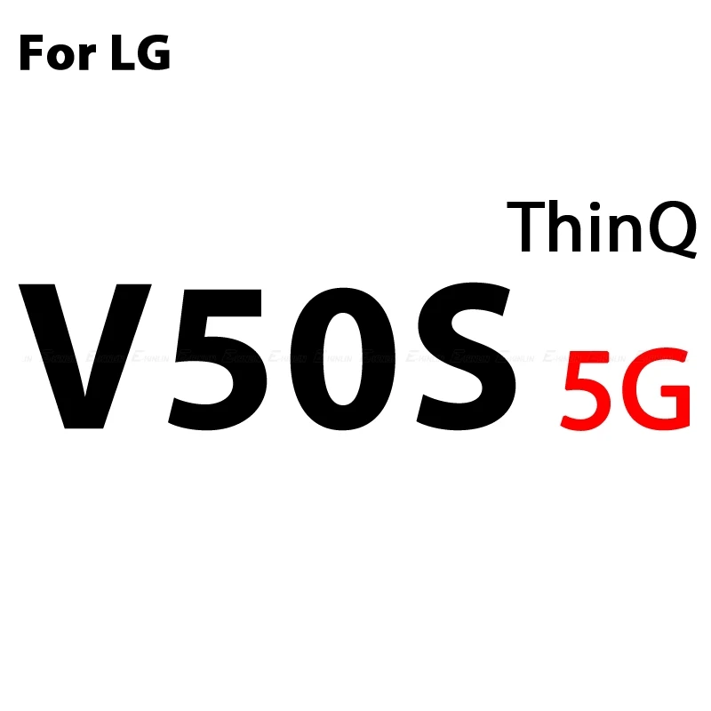 For LG V50S Прозрачная мягкая защитная пленка из углеродного волокна для LG G7 G8X ThinQ G6 V50S V50 5G V40 V30 V30S Plus защита заднего экрана без стекла - Цвет: For LG V50S