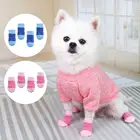 Ветрозащитные мягкие носки в виде маленьких собачьих лап для Тедди, носки для собак, ветрозащитные мягкие носки в виде маленьких собачьих лап для Тедди