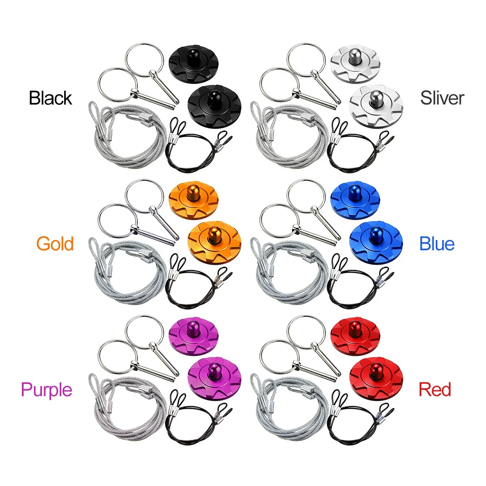 2 шт. CNC универсальные авто аксессуары гоночный автомобиль Спорт капот контактный