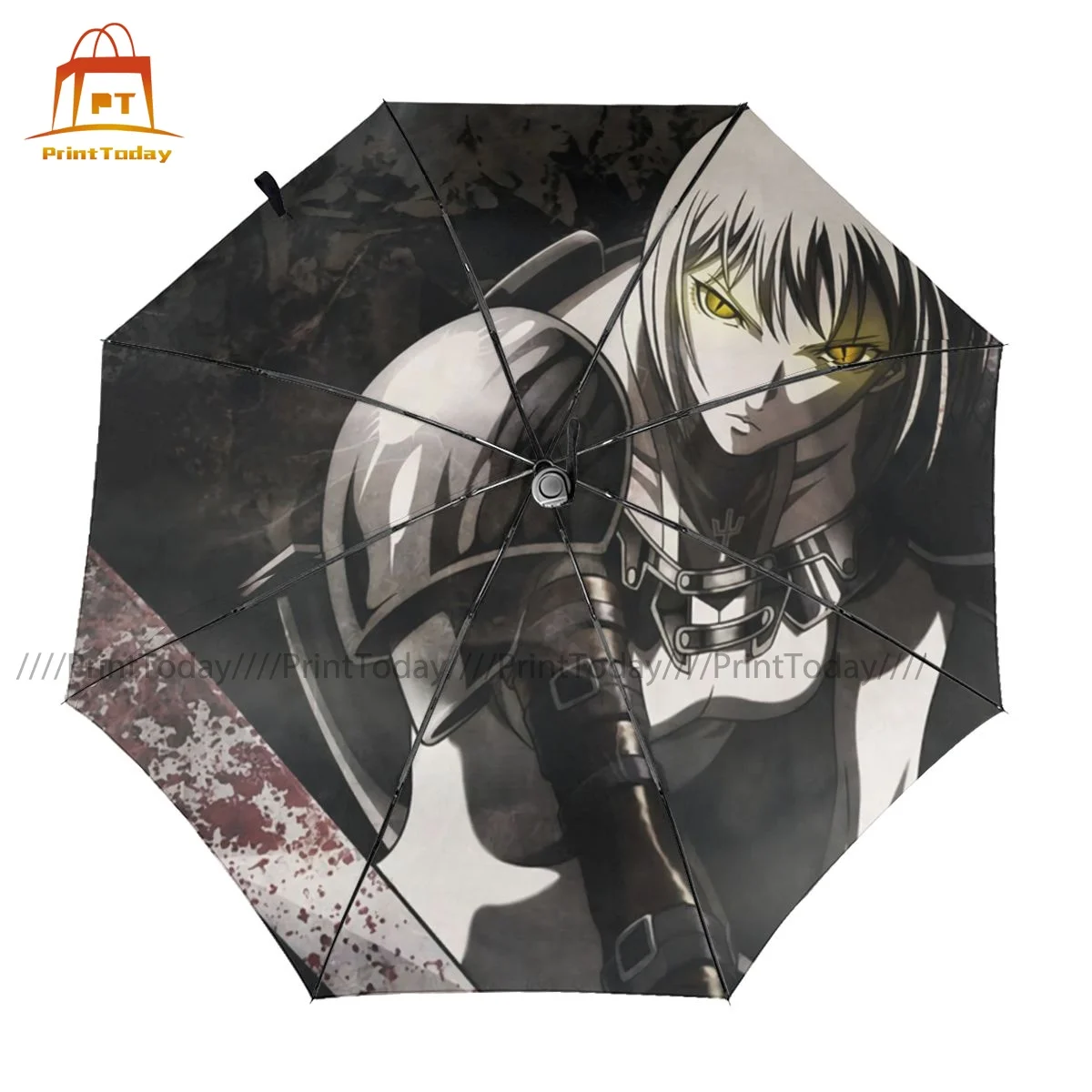 

Claymore Umbrella Waterproof Summer Umbrella Cool Auto Print Reinforced Umbrella