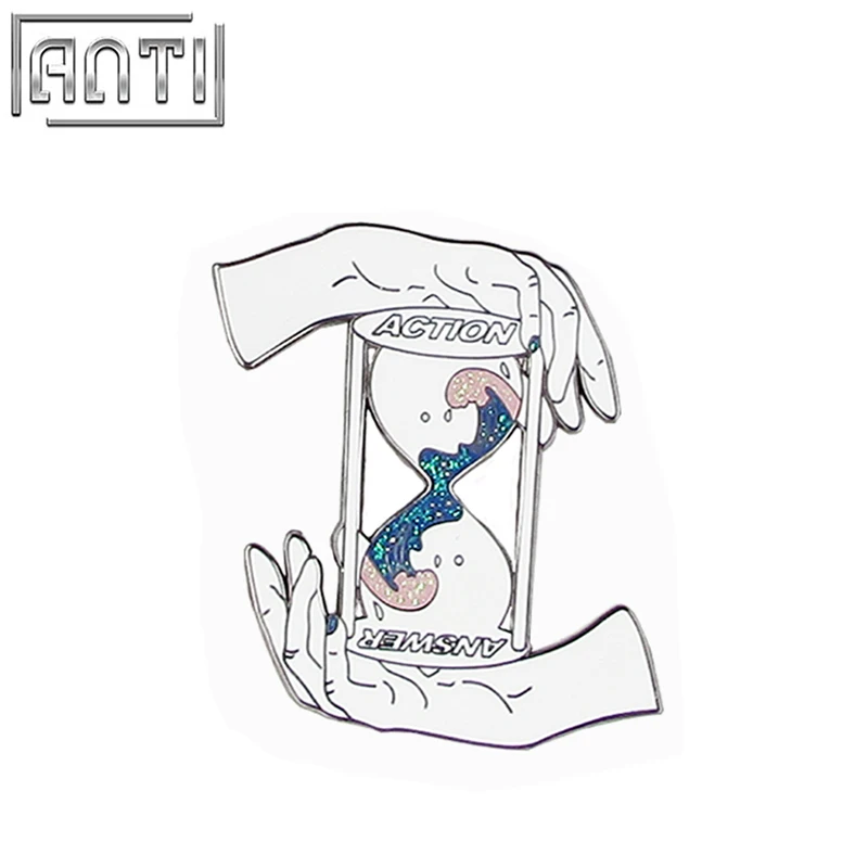 Пользовательские значки на лацкан с Твердой эмалью милый рыбы античная медь