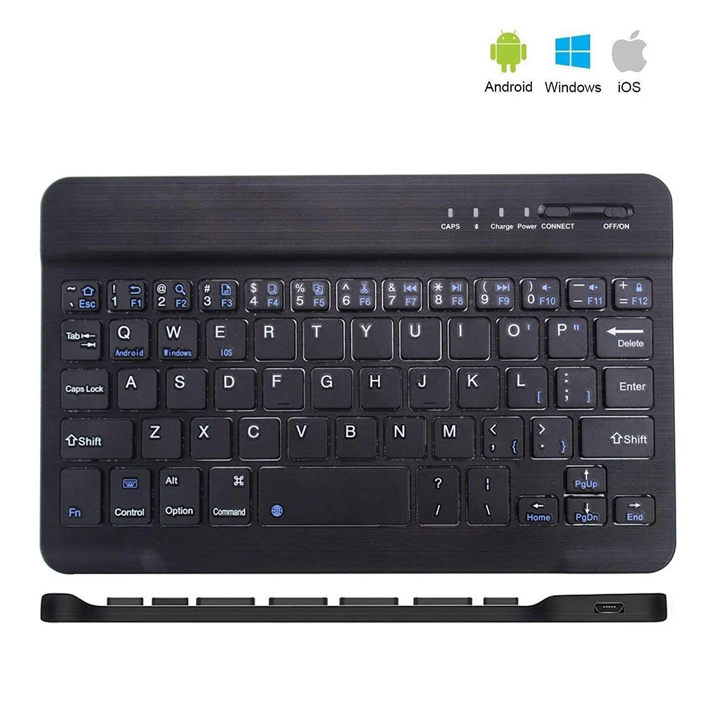 

Ультратонкая Беспроводная Bluetooth-клавиатура, 7/9/10 дюймов, Bluetooth 3,0