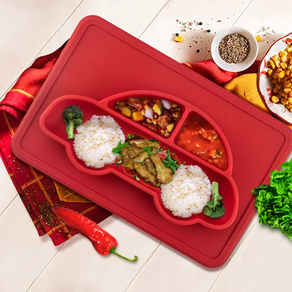 Коврик для кормления детей миска еды фруктов обеденная тарелка нескользящий