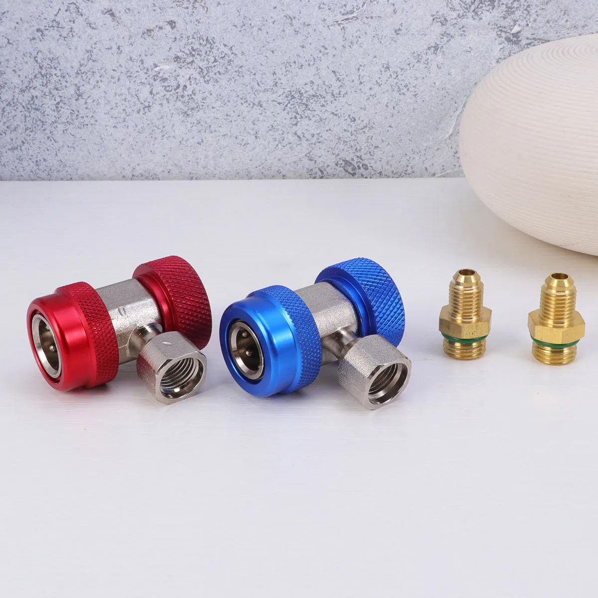 2 шт. ручной соединитель муфта для автомобильного холодильного шланга A/C