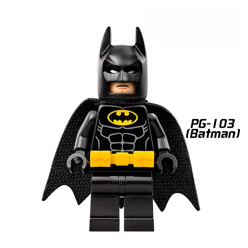 Batman Строительные блоки Джокер яд Плющ Бэтмен Робин календарь людей Харли Квинн Женщина-кошка diy фигурки Детские развивающие игрушки - Цвет: Batman