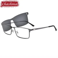 oversize large frame magnetic clip magnet eyewear polarized lenses with sunglasses for men sport style eyewear