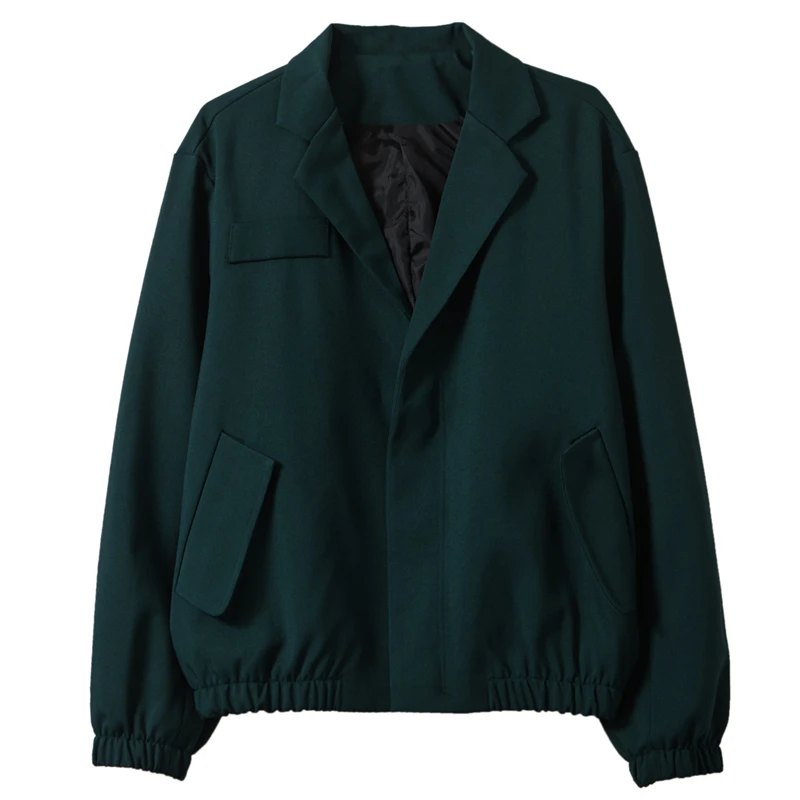 

Male Streetwear Fashion Loose Coat Outerwear Men Vintage Casual Short Style Jacket