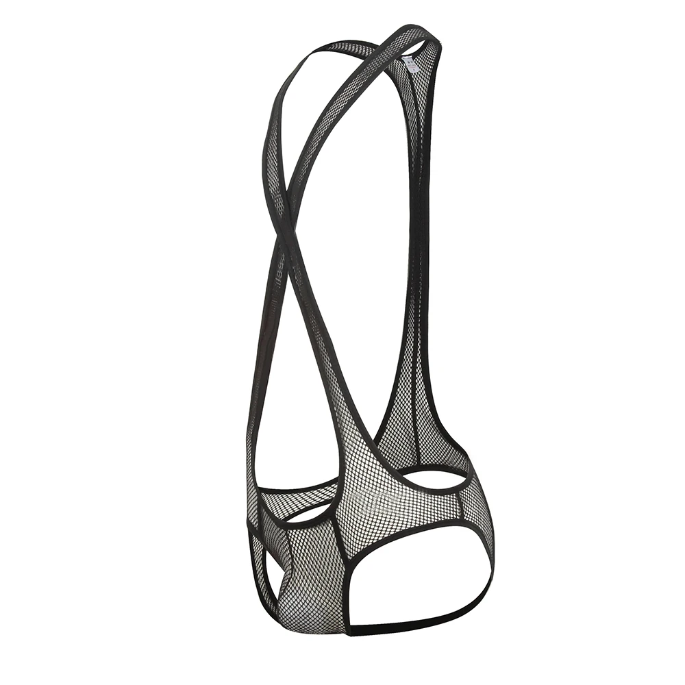 Сексуальное нижнее белье прозрачные мужские боди гей трусы спортивные