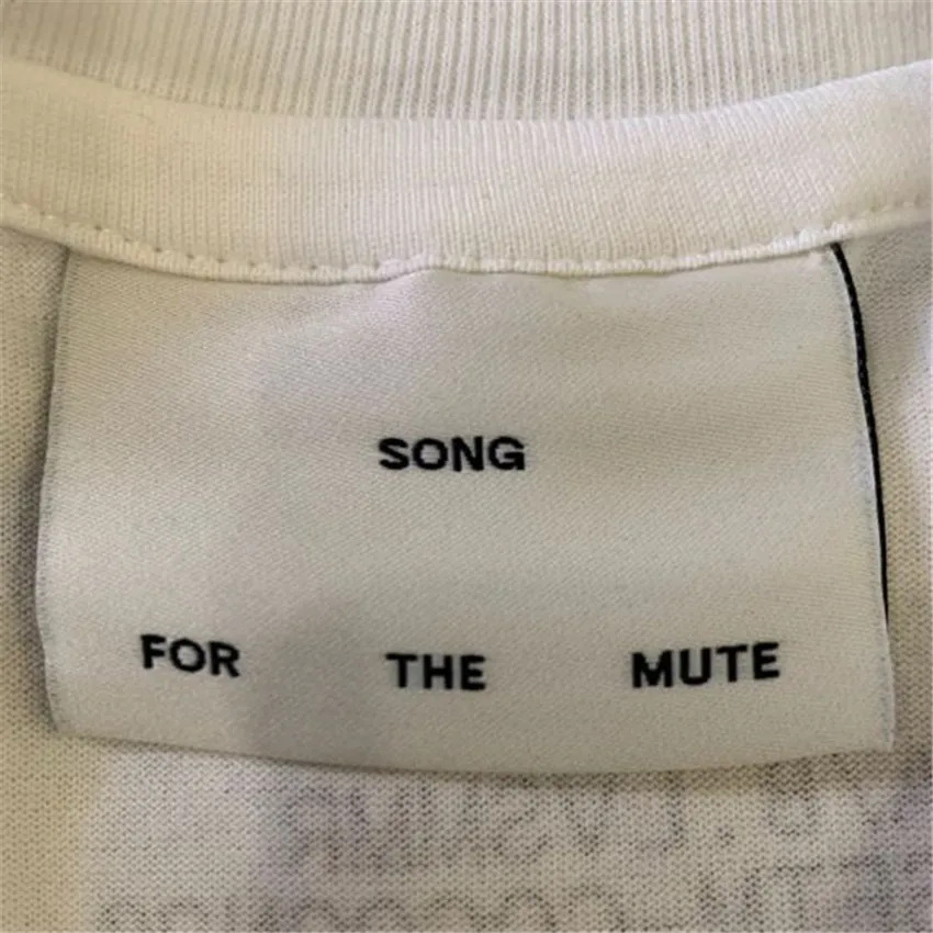 

Oversized SONG FOR THE MUTE T shirts tees Hiphop Streetwear Men Cotton SONG FOR THE MUTE T shirt Summer Style