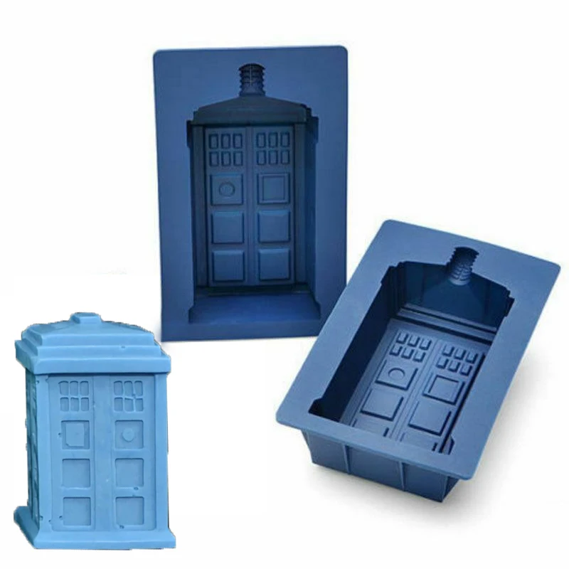 

Doctor Who Tardis Ice Cube Trays Dr. Who Silicone Ice Mold Cake Muffin Baking Pan Jello Chocolate Gelatin Mold Soap Mould