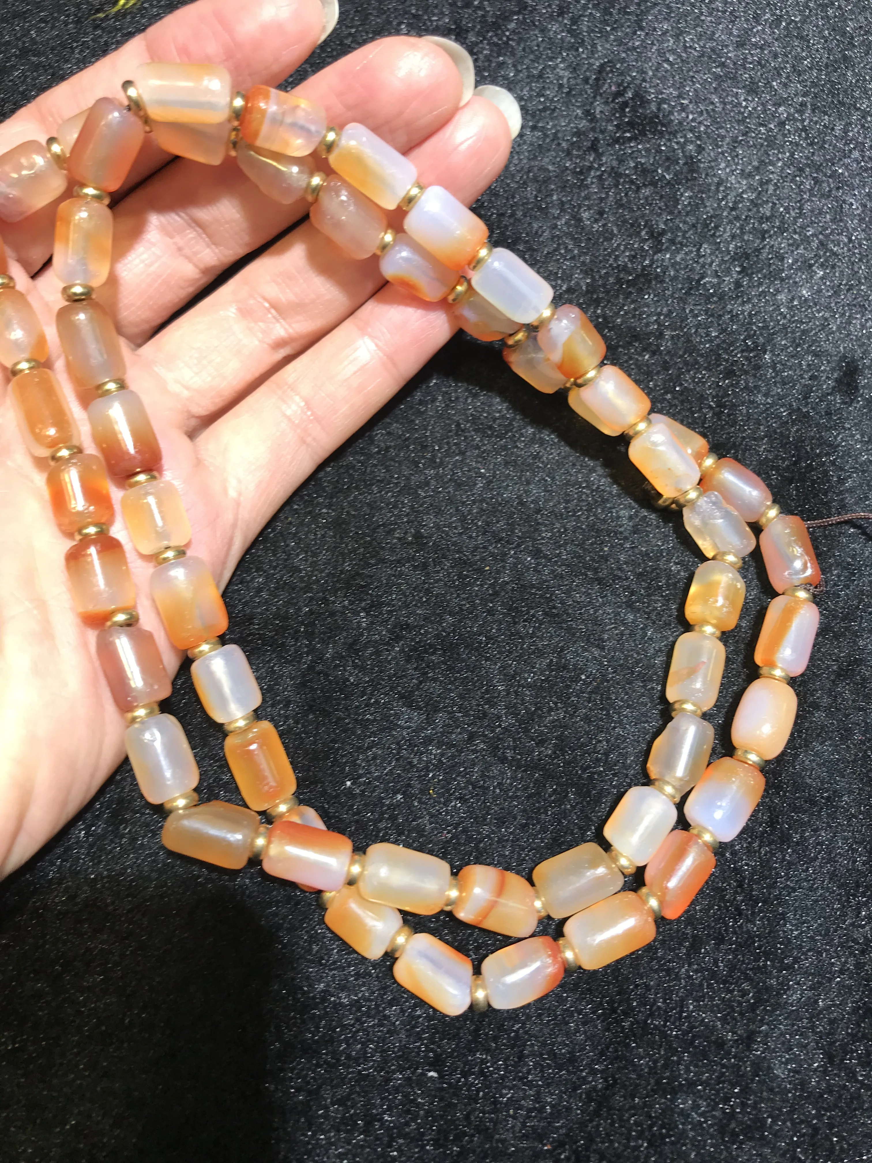 

Ожерелье из бусин Magic Power из старого тибетского агата UPD22A, амулет-талисман