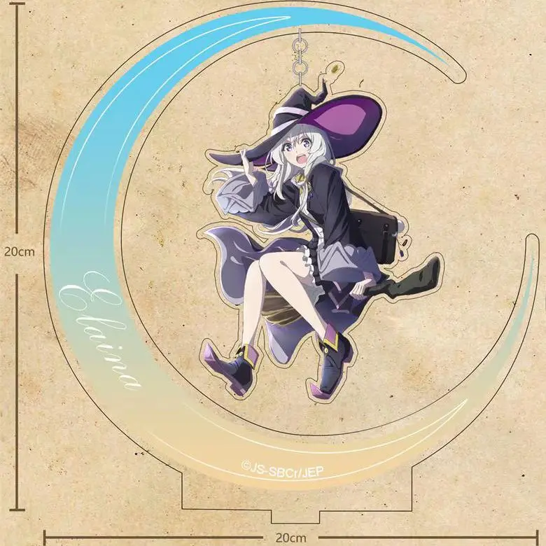 

Аниме «блуждающая ведьма»: Путешествие элайна, модель Фигурка на акриловой подставке, украшение для стола, реквизит для косплея, женские по...