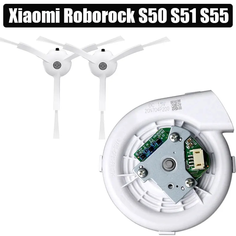 3pcs Вентилятор боковая щетка для XIAOMI Roborock S50 S51 робот пылесос запчасти - Цвет: 3pcs