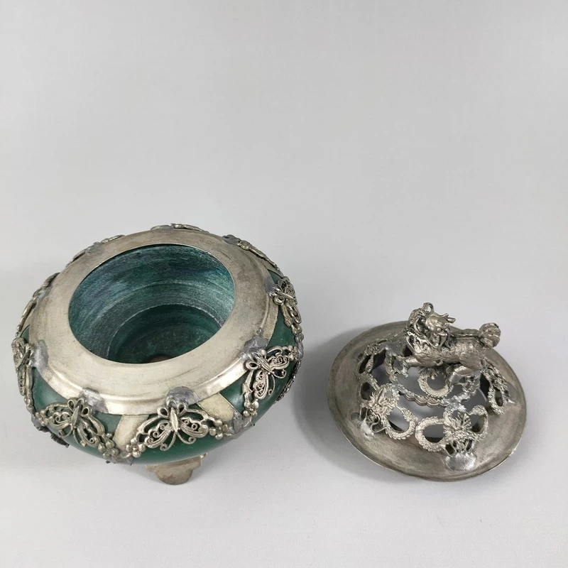 Изысканное китайское классическое ремесло домашнее украшение зеленый нефрит