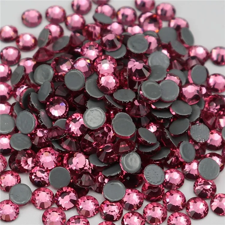 Роза/фуксия шикарные бордовые украшения хрустальные камни высокого качества для