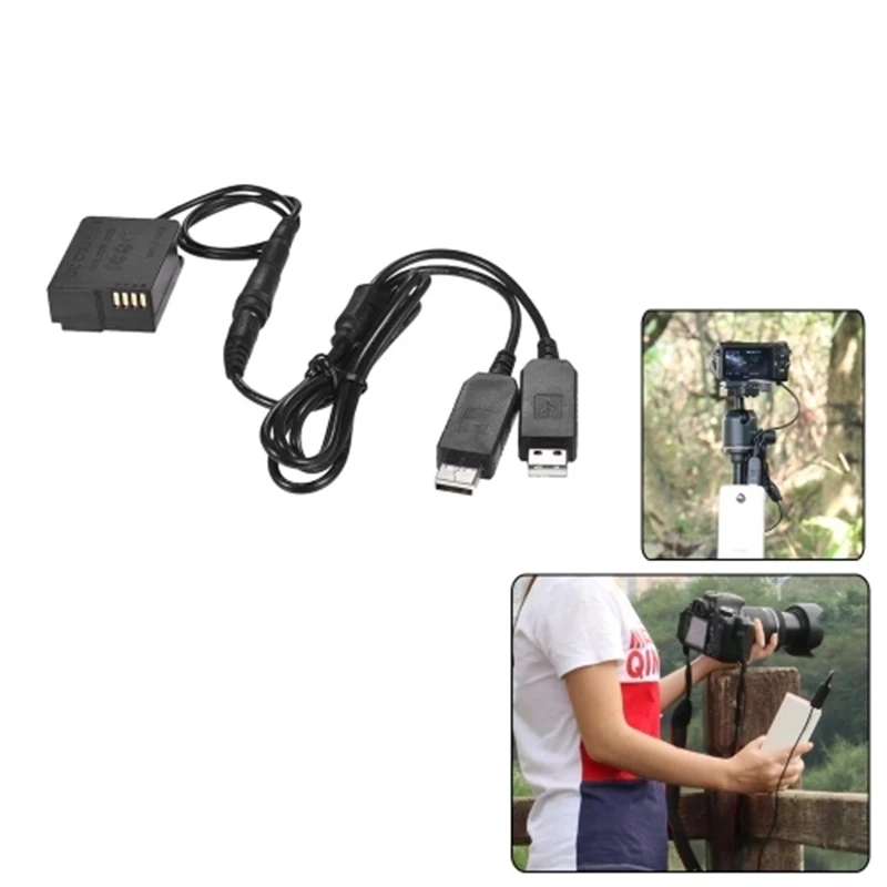DMW DCC8 соединитель постоянного тока USB Мощность адаптер Камера Зарядное