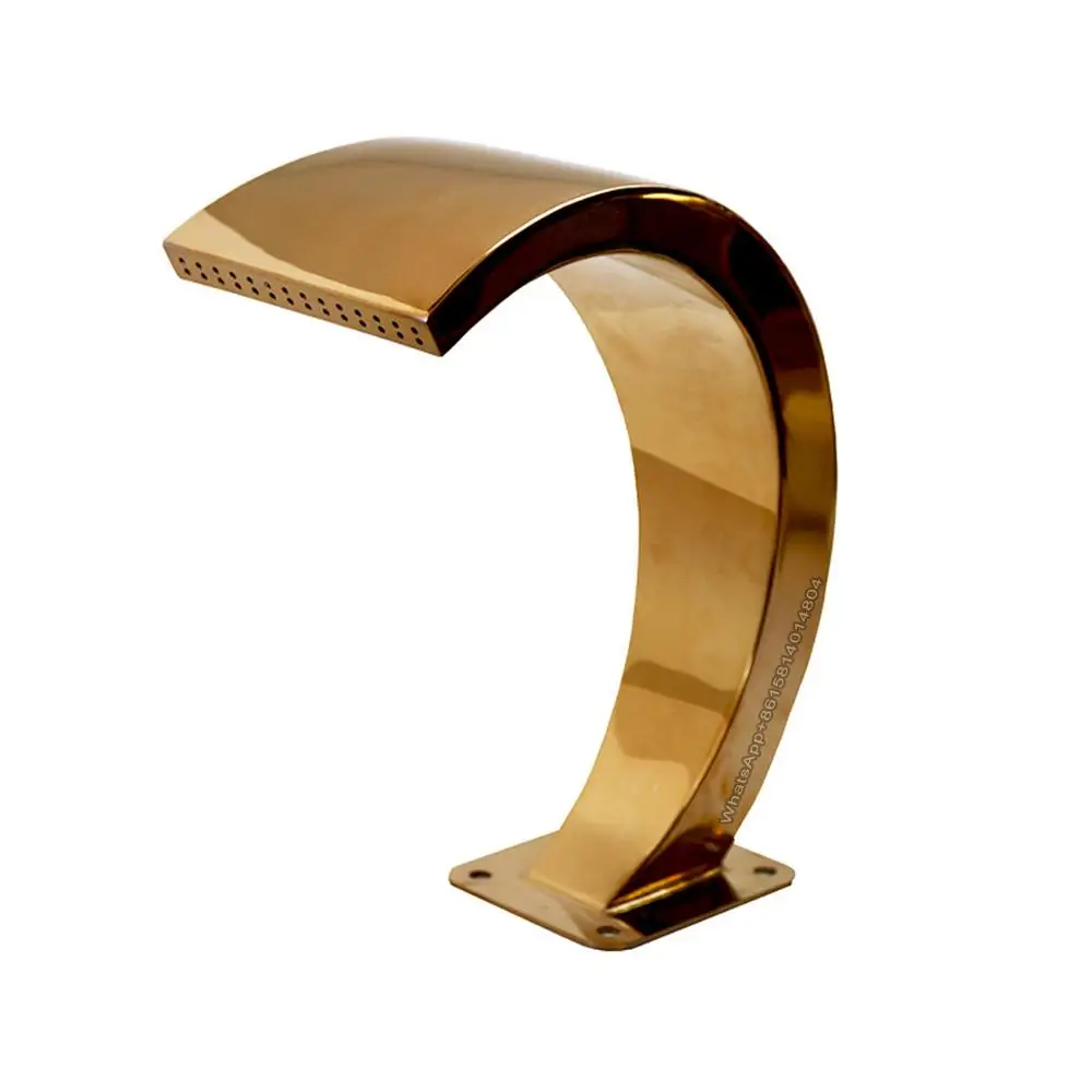 Новый спа из нержавеющей стали титана мини Дуги Крюк занавес для воды массажное