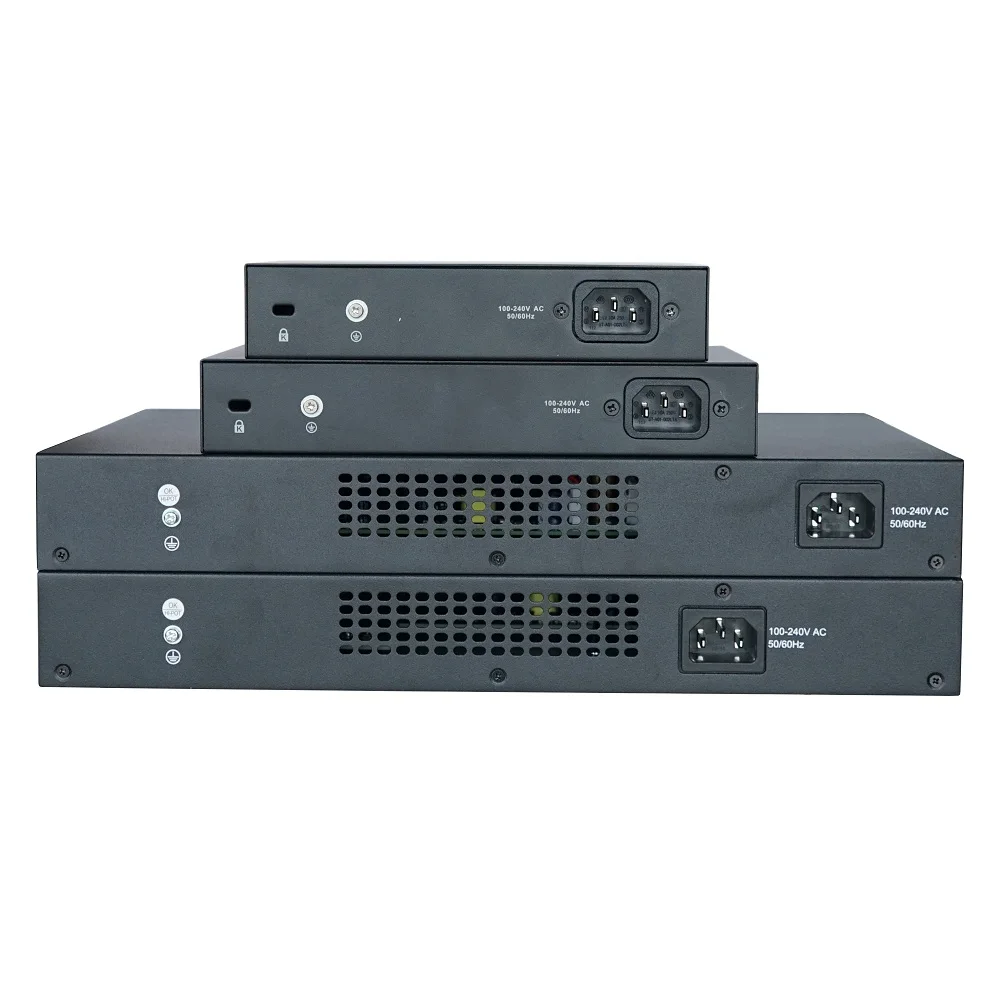 DH с логотипом 4CH 8CH 16CH 24CH не управляемый коммутатор PoE LAN IEEE802.3af IEEE802.3at сетевой POE