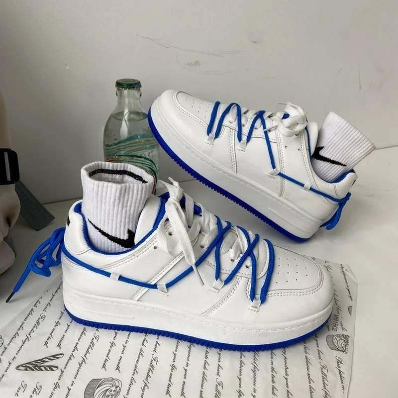 

Женские нескользящие кроссовки, повседневная спортивная обувь на платформе, для ходьбы, бега, белые