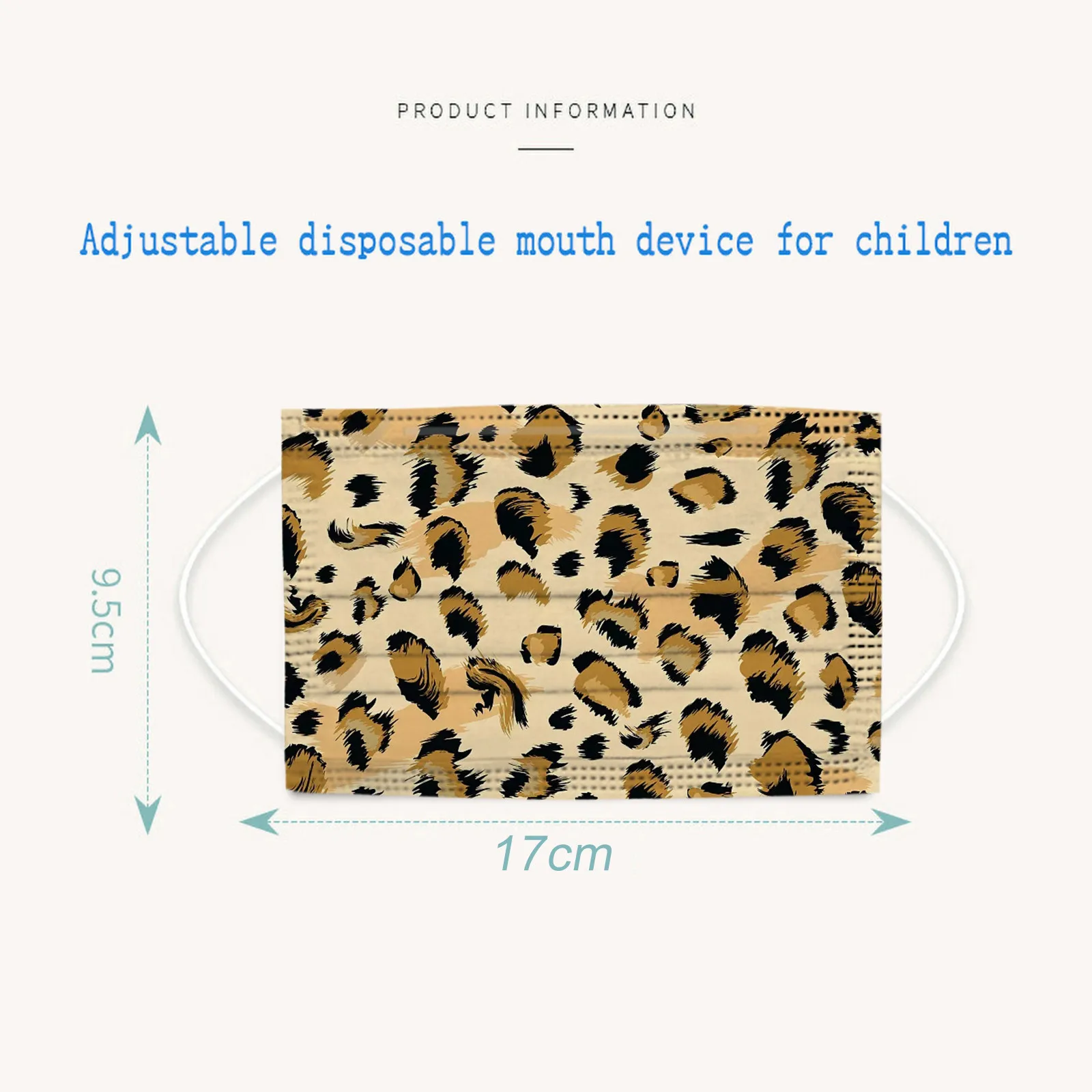 

10pc Leopard Mouth Maske For Women Multi-protection 3ply Earloop Breathable Pm2.5 Industrial Bandage Mascsrillas Mascaras